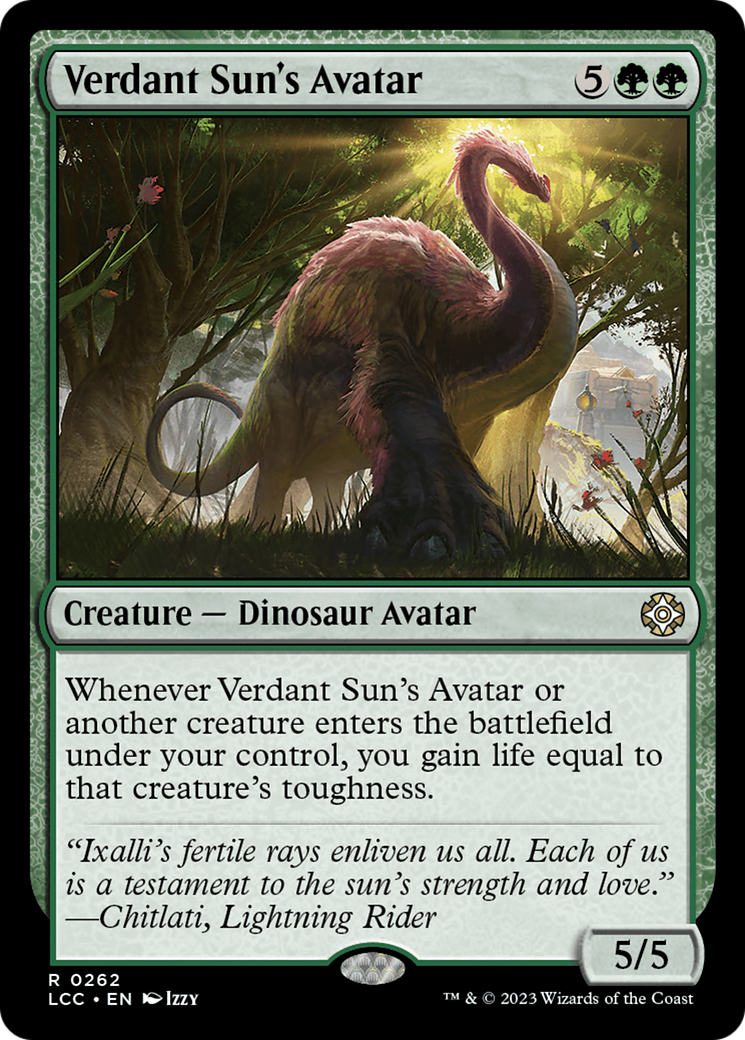 Verdant Sun's Avatar [The Lost Caverns of Ixalan Commander] | Lots Moore NSW