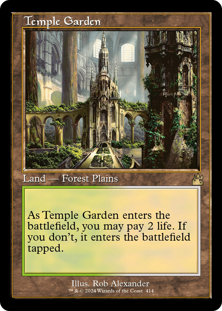 Temple Garden (Retro) [Ravnica Remastered] | Lots Moore NSW