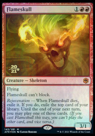 Flameskull [Dungeons & Dragons: Adventures in the Forgotten Realms Prerelease Promos] | Lots Moore NSW