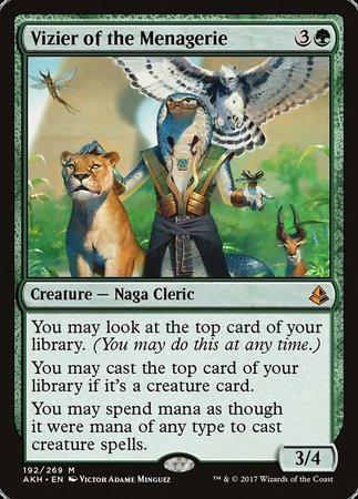 Vizier of the Menagerie [Amonkhet] | Lots Moore NSW