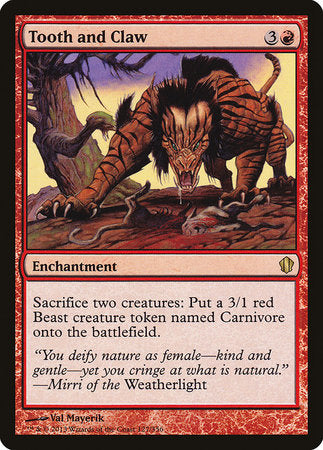 Tooth and Claw [Commander 2013] | Lots Moore NSW
