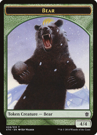 Bear Token [Khans of Tarkir Tokens] | Lots Moore NSW