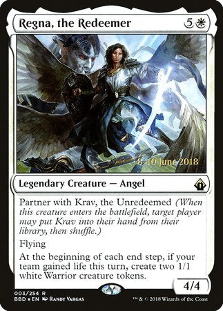 Regna, the Redeemer [Battlebond Promos] | Lots Moore NSW