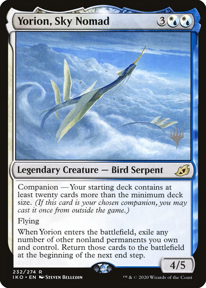 Yorion, Sky Nomad (Promo Pack) [Ikoria: Lair of Behemoths Promos] | Lots Moore NSW