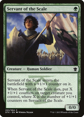 Servant of the Scale [Dragons of Tarkir] | Lots Moore NSW