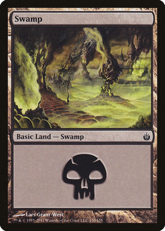 Swamp (150) [Mirrodin Besieged] | Lots Moore NSW