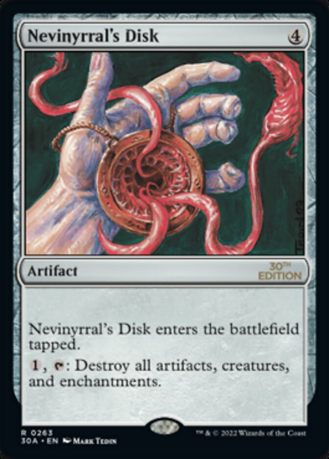 Nevinyrral's Disk [30th Anniversary Edition] | Lots Moore NSW