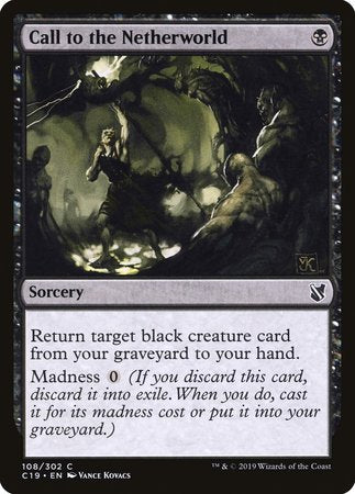 Call to the Netherworld [Commander 2019] | Lots Moore NSW