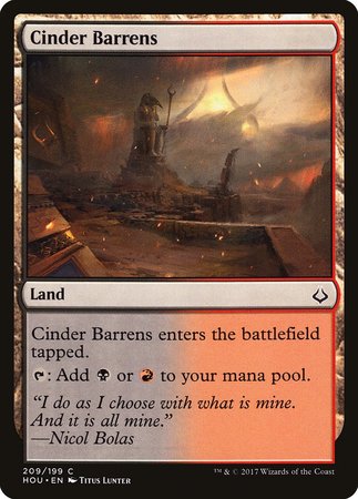 Cinder Barrens [Hour of Devastation] | Lots Moore NSW