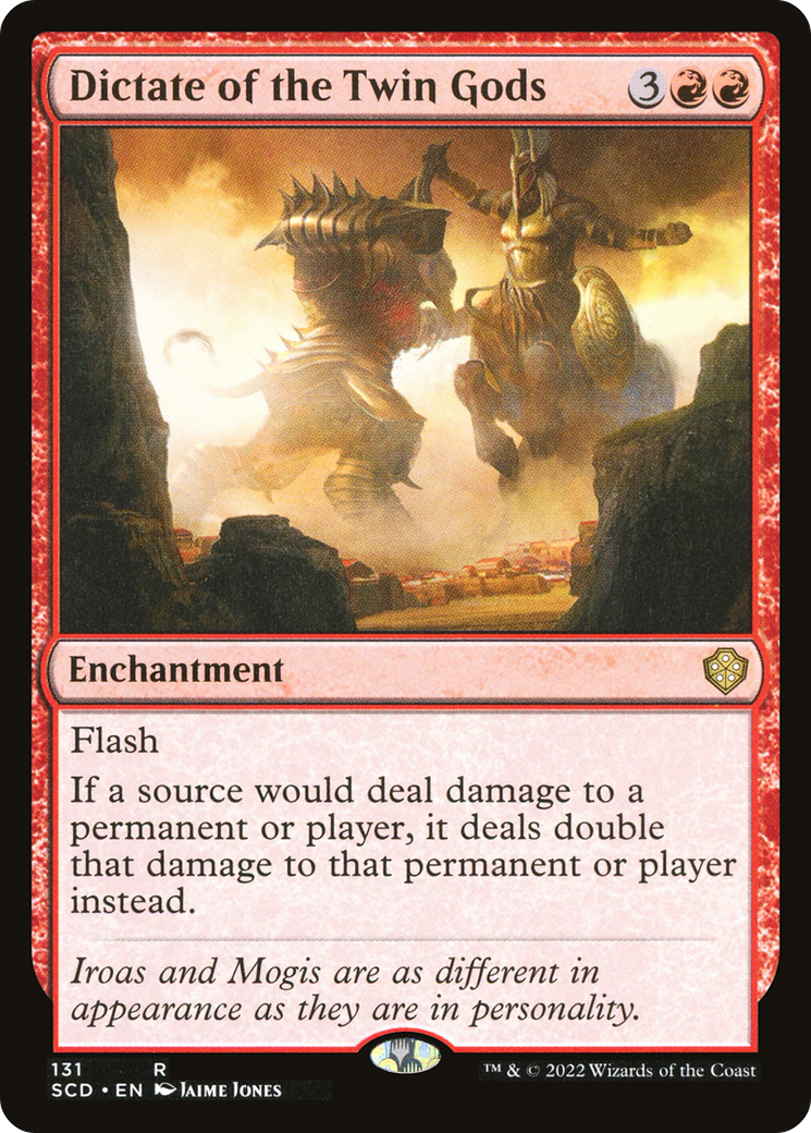 Dictate of the Twin Gods [Starter Commander Decks] | Lots Moore NSW