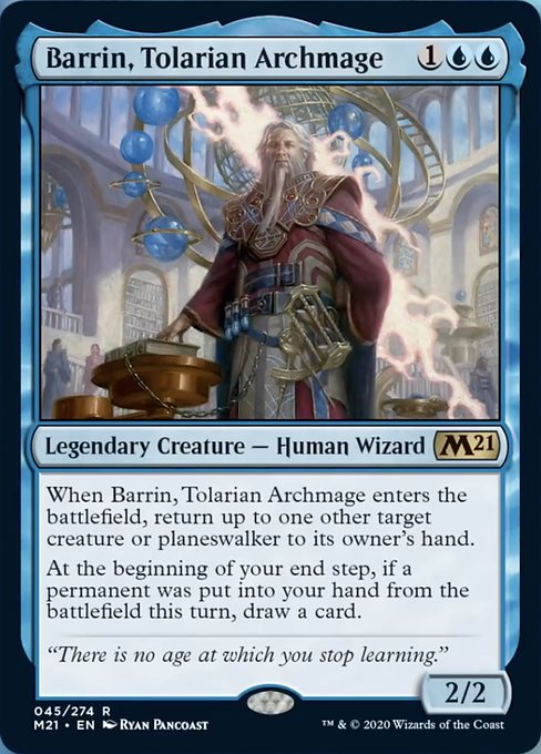 Barrin, Tolarian Archmage [Core Set 2021] | Lots Moore NSW