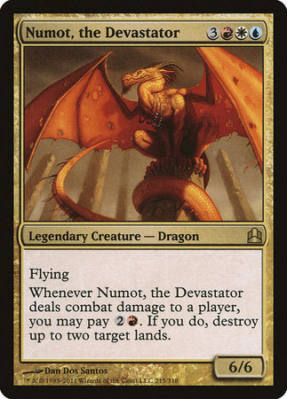 Numot, the Devastator [Commander 2011] | Lots Moore NSW