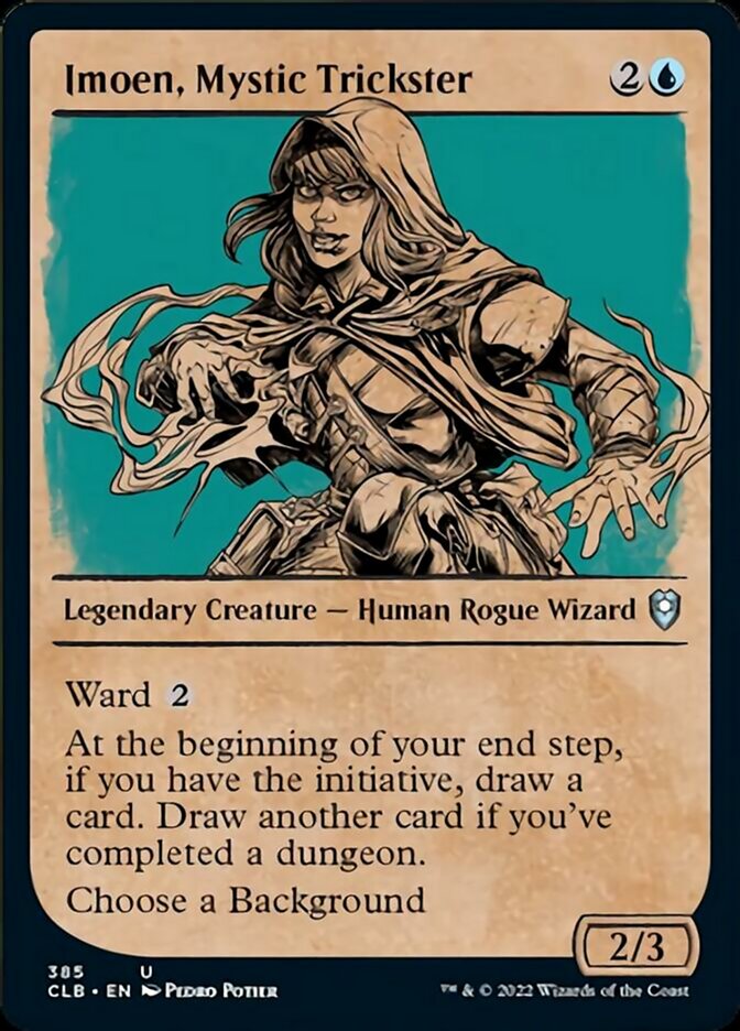Imoen, Mystic Trickster (Showcase) [Commander Legends: Battle for Baldur's Gate] | Lots Moore NSW