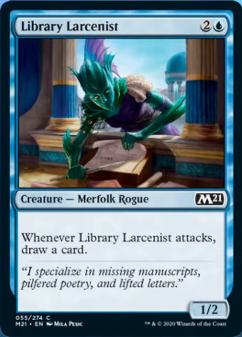 Library Larcenist [Core Set 2021] | Lots Moore NSW