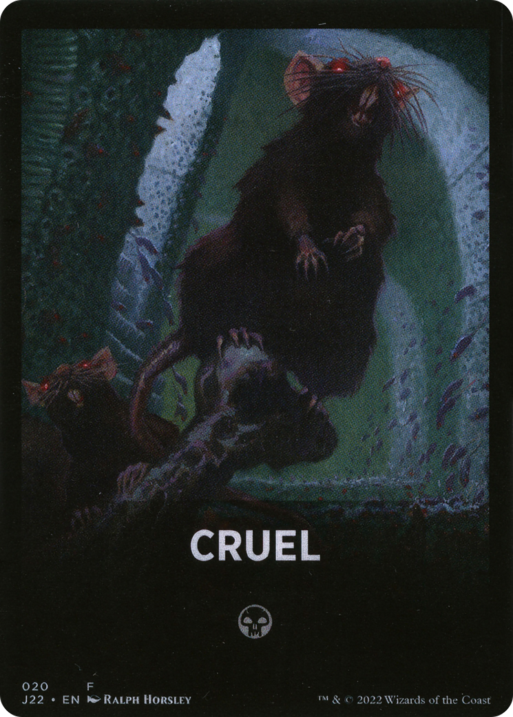 Cruel Theme Card [Jumpstart 2022 Front Cards] | Lots Moore NSW
