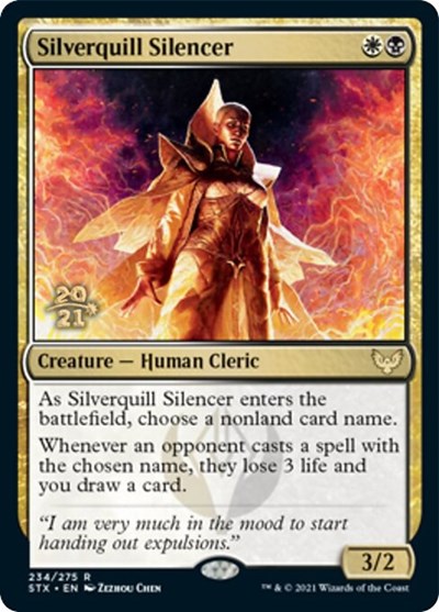 Silverquill Silencer [Strixhaven: School of Mages Prerelease Promos] | Lots Moore NSW