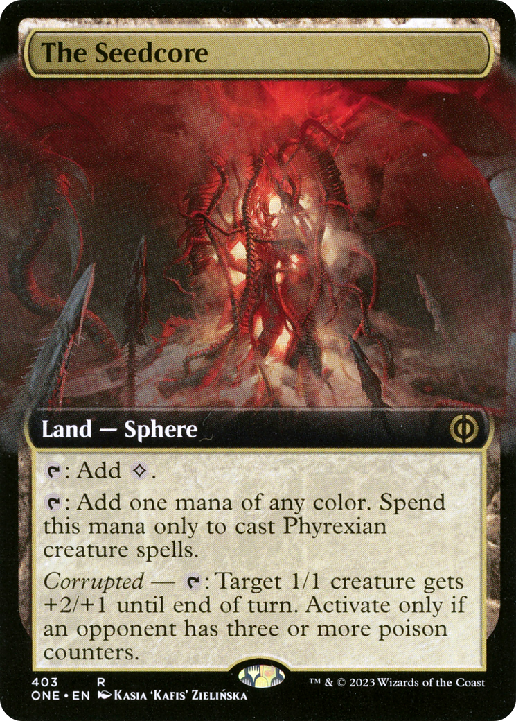 The Seedcore (Extended Art) [Phyrexia: All Will Be One] | Lots Moore NSW