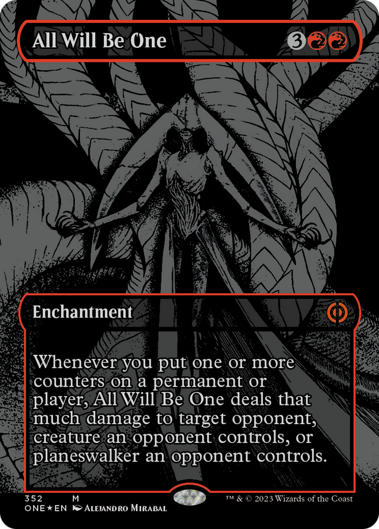All Will Be One (Oil Slick Raised Foil) [Phyrexia: All Will Be One] | Lots Moore NSW