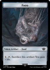 Tentacle // Food (0024) Double-Sided Token (Surge Foil) [The Lord of the Rings: Tales of Middle-Earth Tokens] | Lots Moore NSW