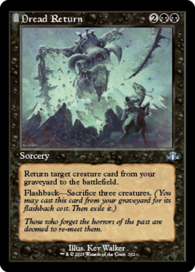 Dread Return (Retro) [Dominaria Remastered] | Lots Moore NSW
