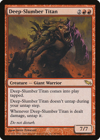 Deep-Slumber Titan [Shadowmoor] | Lots Moore NSW