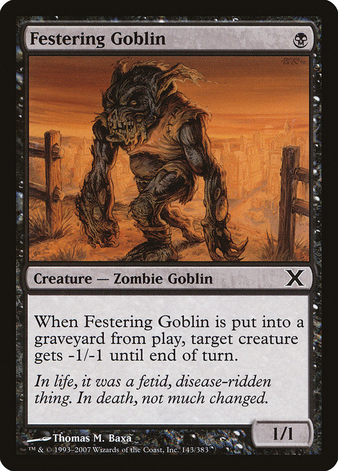 Festering Goblin [Tenth Edition] | Lots Moore NSW