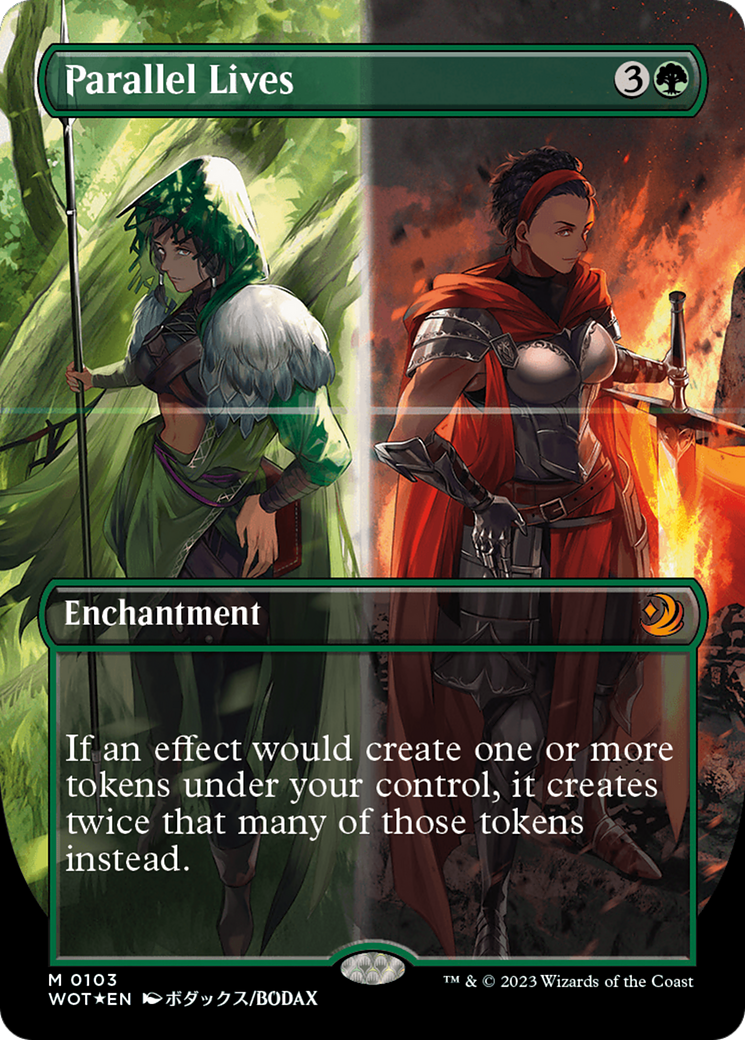 Parallel Lives (Anime Borderless) (Confetti Foil) [Wilds of Eldraine: Enchanting Tales] | Lots Moore NSW