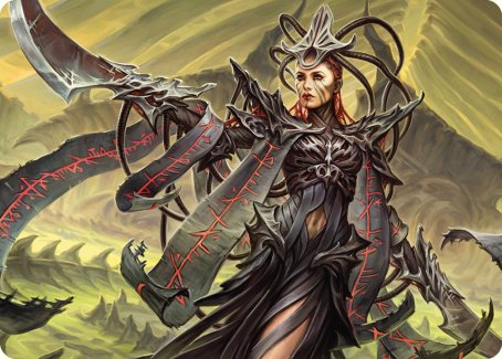Testament Bearer Art Card [Phyrexia: All Will Be One Art Series] | Lots Moore NSW