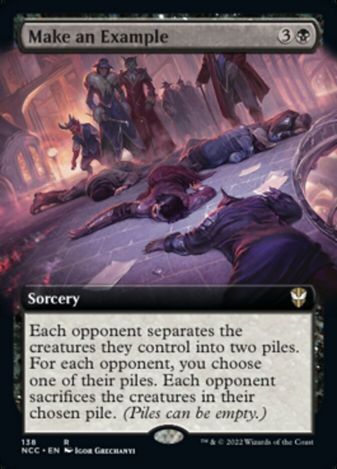 Make an Example (Extended Art) [Streets of New Capenna Commander] | Lots Moore NSW