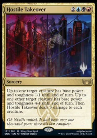 Hostile Takeover (Promo Pack) [Streets of New Capenna Promos] | Lots Moore NSW