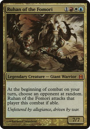 Ruhan of the Fomori (Oversized) [Commander 2011 Oversized] | Lots Moore NSW