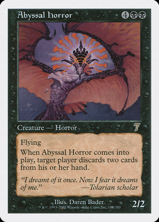 Abyssal Horror [Seventh Edition] | Lots Moore NSW