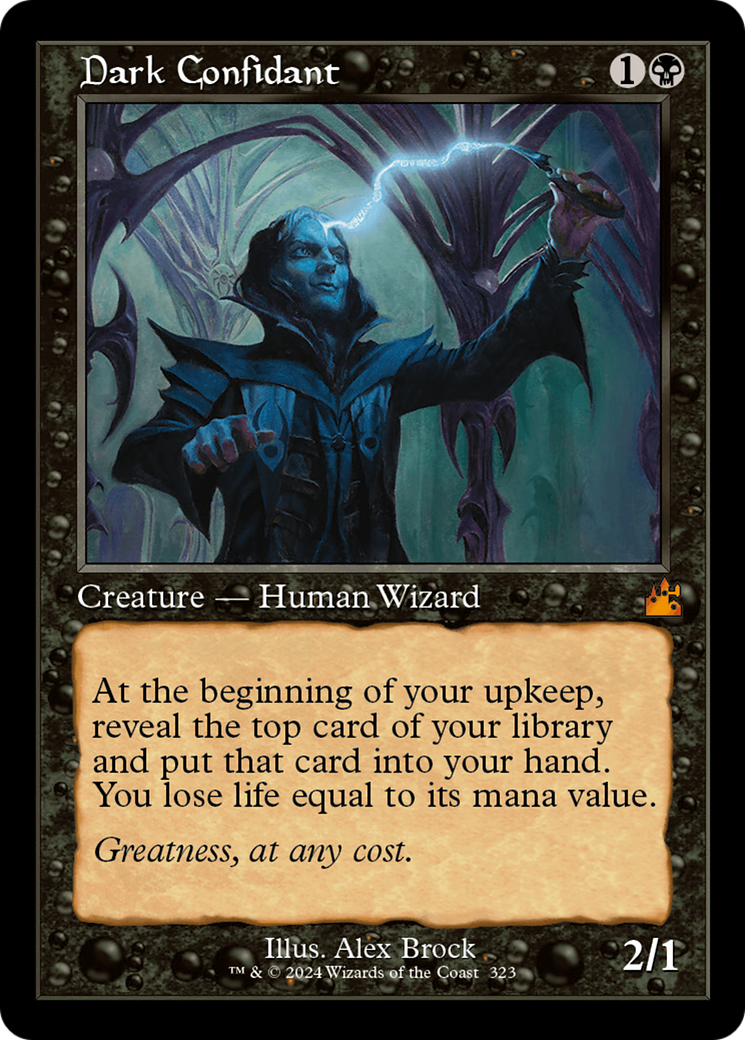 Dark Confidant (Retro Frame) [Ravnica Remastered] | Lots Moore NSW