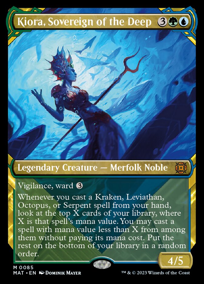 Kiora, Sovereign of the Deep (Showcase) [March of the Machine: The Aftermath] | Lots Moore NSW