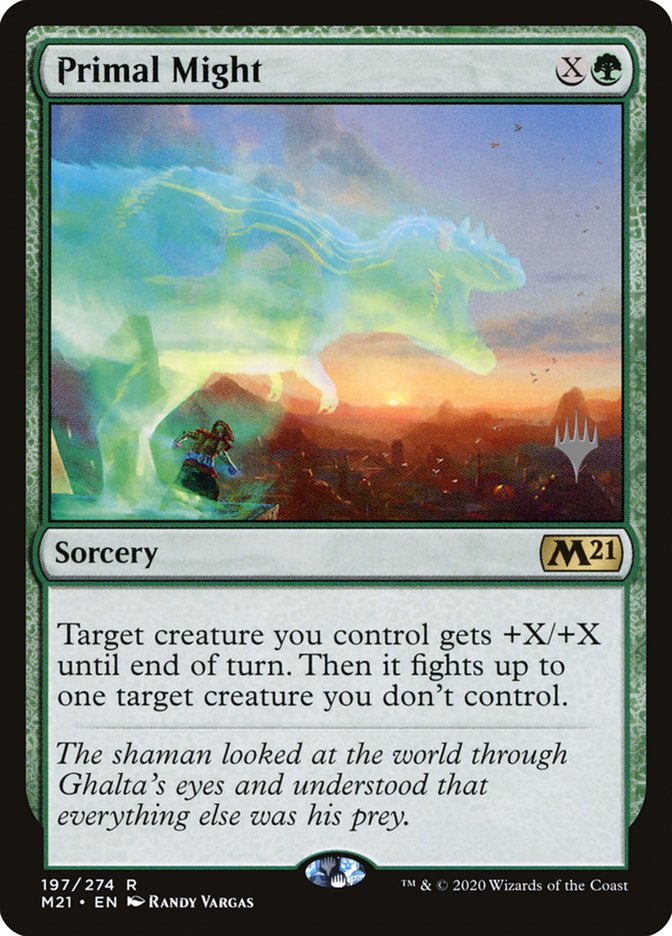 Primal Might (Promo Pack) [Core Set 2021 Promos] | Lots Moore NSW