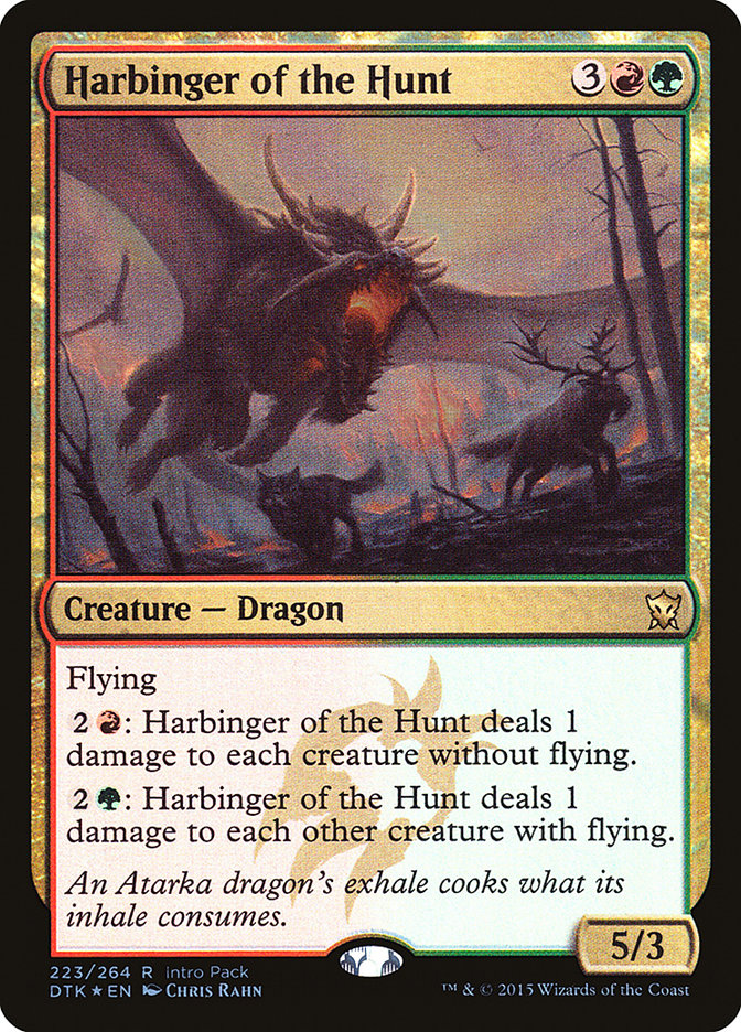 Harbinger of the Hunt (Intro Pack) [Dragons of Tarkir Promos] | Lots Moore NSW