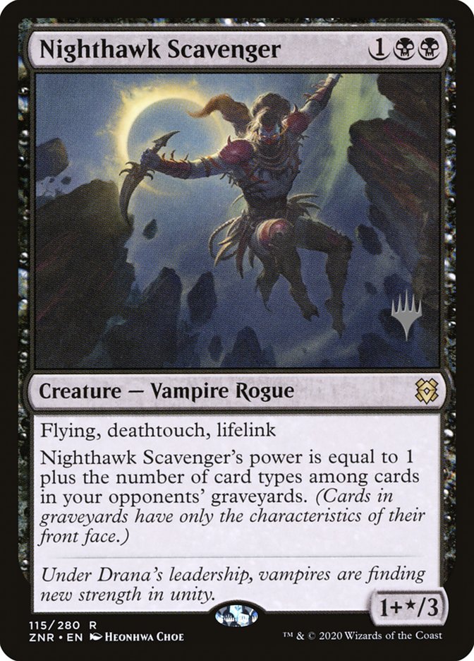 Nighthawk Scavenger (Promo Pack) [Zendikar Rising Promos] | Lots Moore NSW