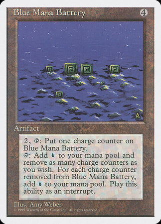 Blue Mana Battery [Fourth Edition] | Lots Moore NSW
