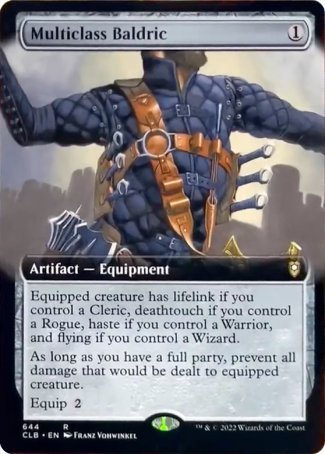 Multiclass Baldric (Extended Art) [Commander Legends: Battle for Baldur's Gate] | Lots Moore NSW