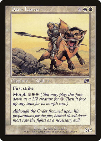 Daru Lancer [Onslaught] | Lots Moore NSW