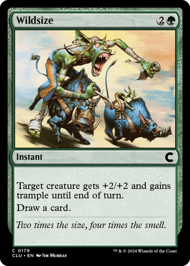 Wildsize [Ravnica: Clue Edition] | Lots Moore NSW