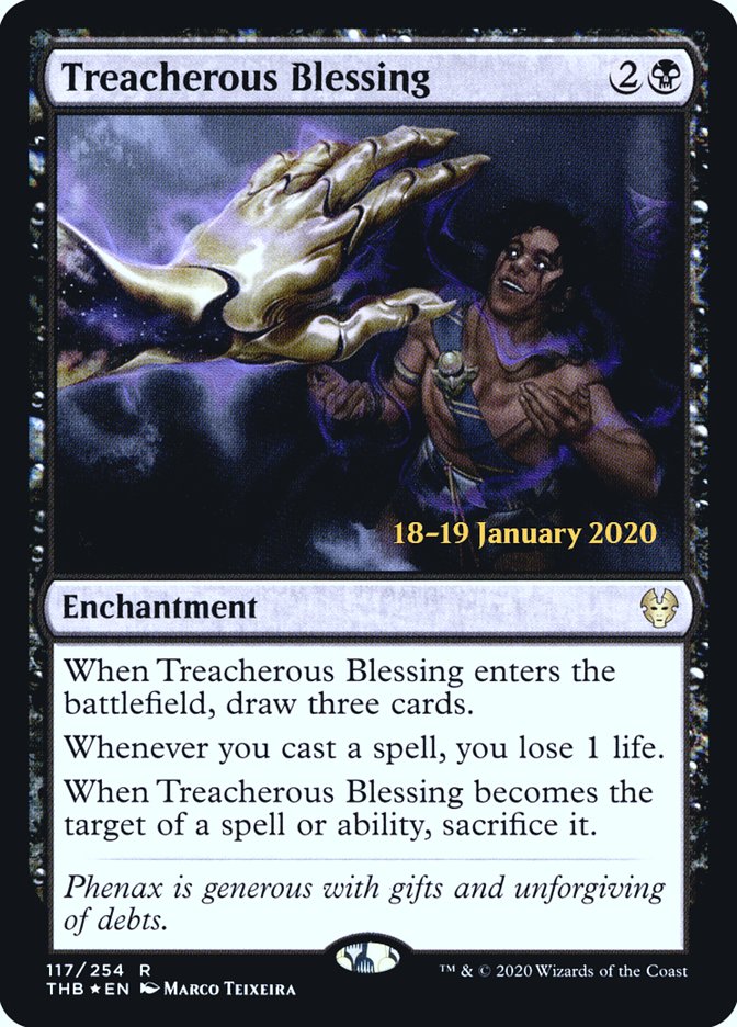Treacherous Blessing [Theros Beyond Death Prerelease Promos] | Lots Moore NSW
