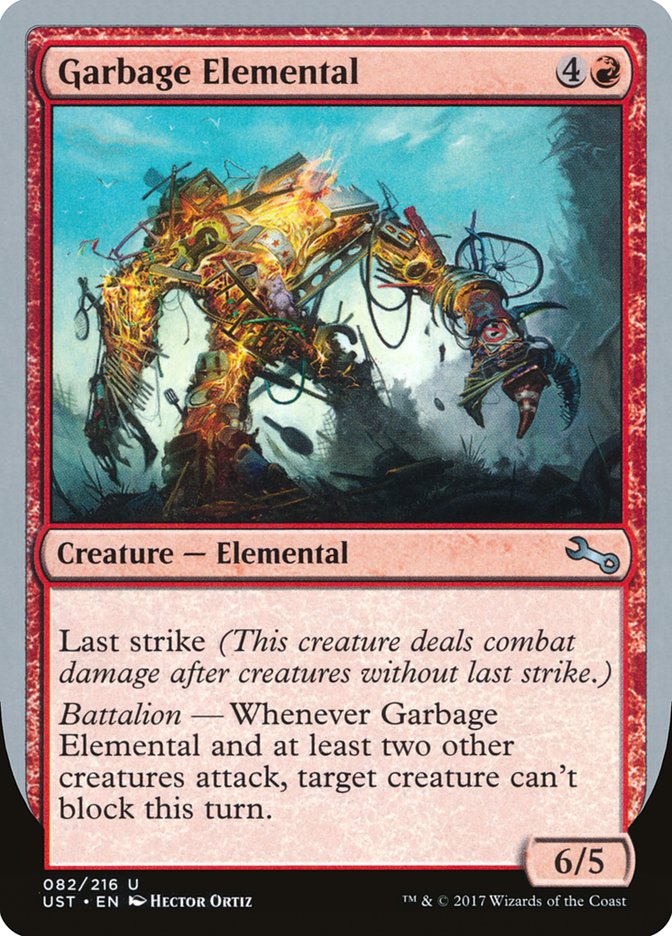 Garbage Elemental (6/5 Creature) [Unstable] | Lots Moore NSW