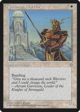 Kjeldoran Warrior [Ice Age] | Lots Moore NSW