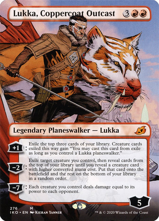 Lukka, Coppercoat Outcast (Borderless) [Ikoria: Lair of Behemoths] | Lots Moore NSW