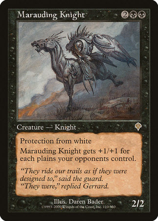 Marauding Knight [Invasion] | Lots Moore NSW