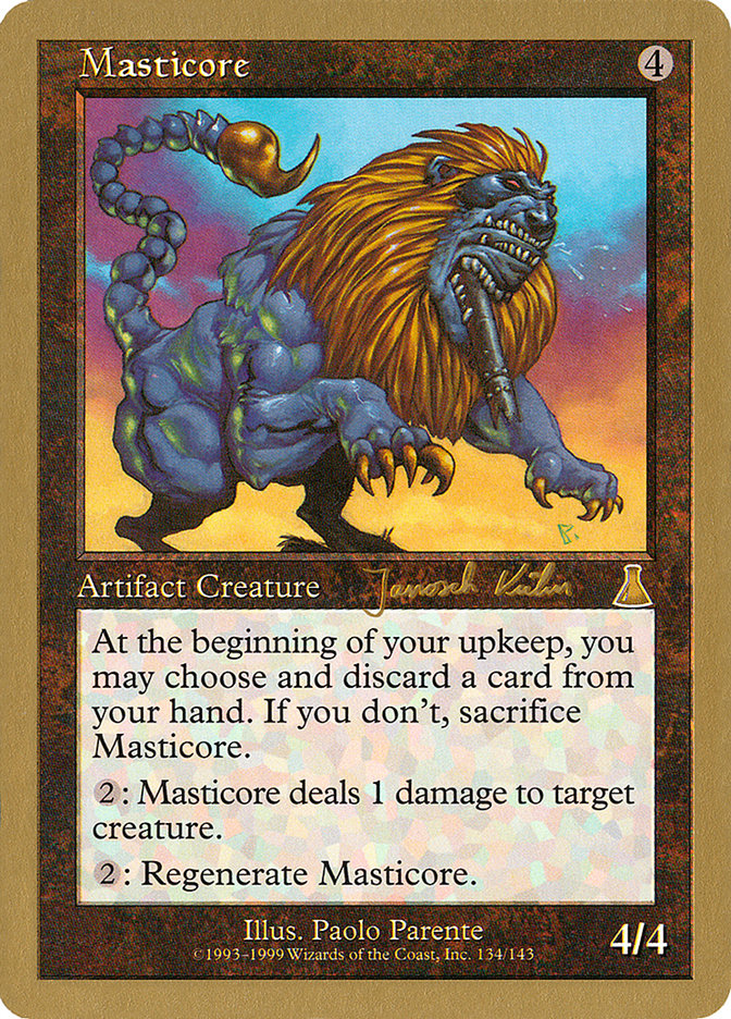 Masticore (Janosch Kuhn) [World Championship Decks 2000] | Lots Moore NSW