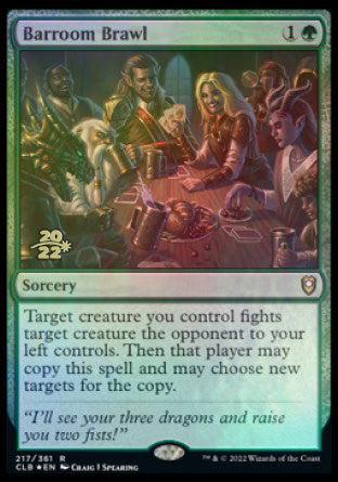 Barroom Brawl [Commander Legends: Battle for Baldur's Gate Prerelease Promos] | Lots Moore NSW