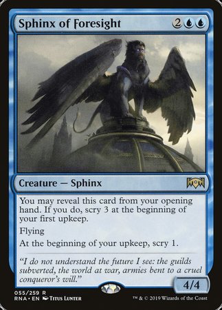 Sphinx of Foresight [Ravnica Allegiance] | Lots Moore NSW
