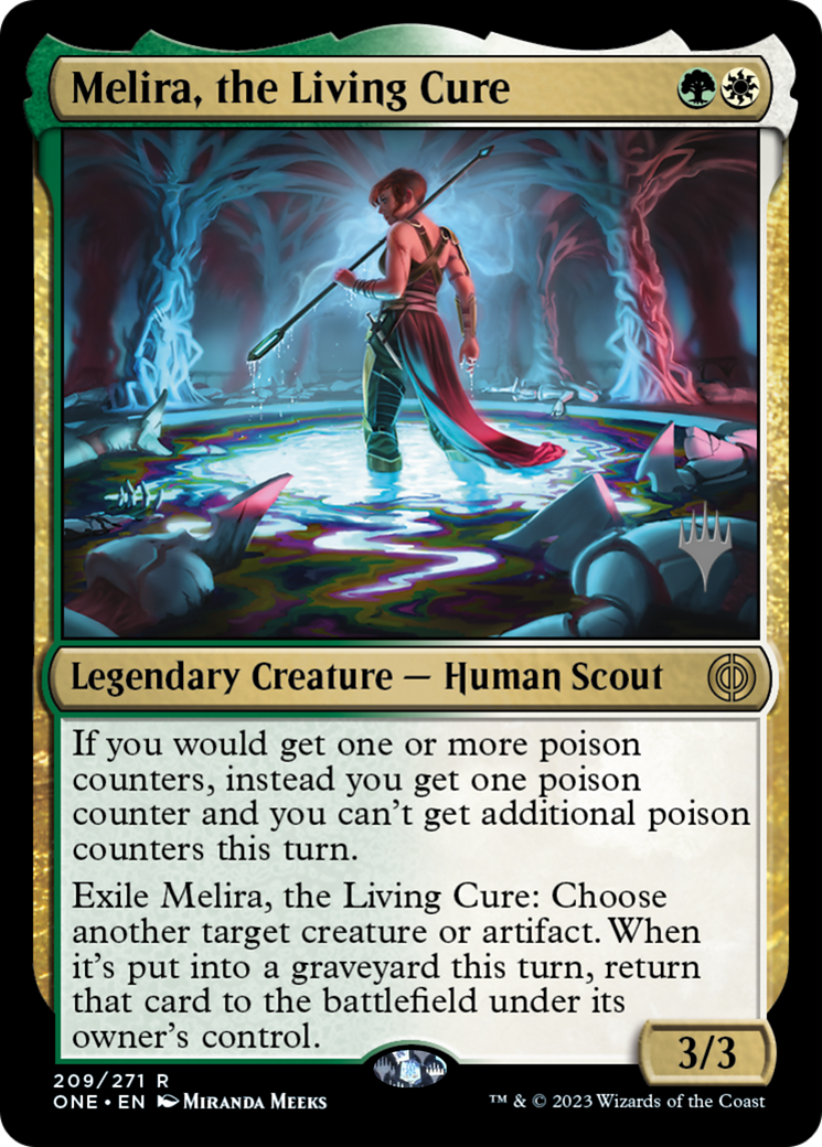 Melira, the Living Cure (Promo Pack) [Phyrexia: All Will Be One Promos] | Lots Moore NSW